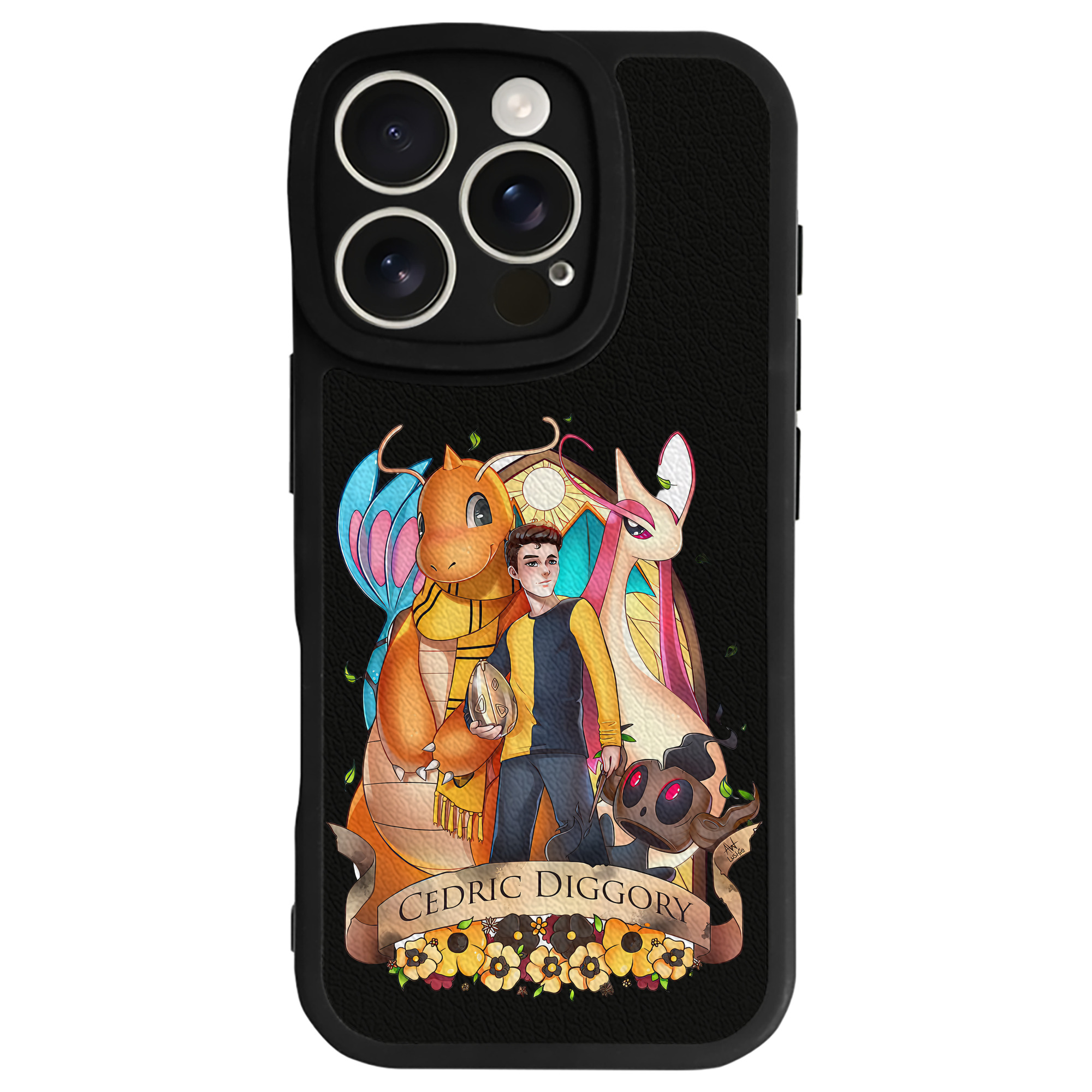 （画像用） Harry Potter ハリー・ポッターシリーズ 【iPhone 16シリーズ対応】シリコンスマホケース（レザー調） 材質：シリコン